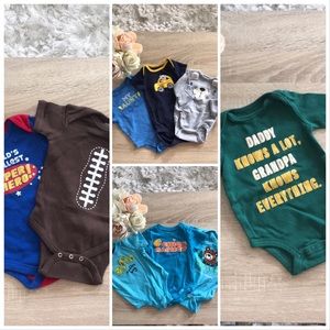 9 Onesies, Bundle. Lot.